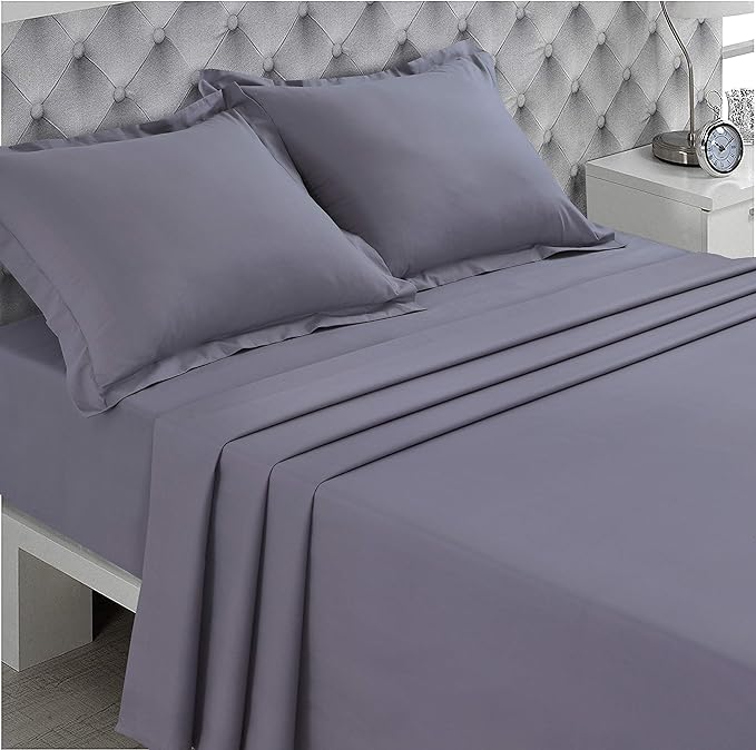 Taie d'Oreiller 65x65 cm en Coton gris