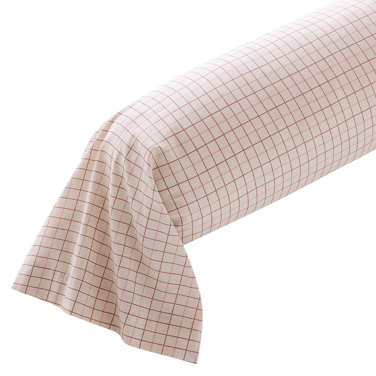 Taie de traversin en coton taille 86x185