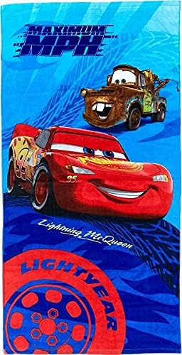 Drap de Plage ou Serviette de Bain Cars Disney 70x140cm