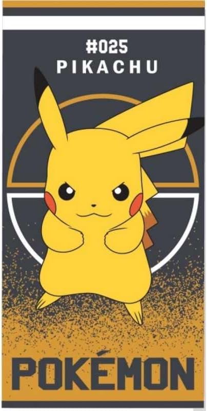 Drap de Plage ou de Bain Pokémon 70x140 pikachu