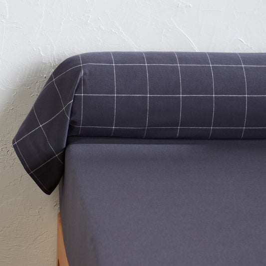 Taie de traversin flanelle 85x185