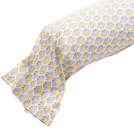 Taie de traversin en coton avec motif imprimé 86x185cm