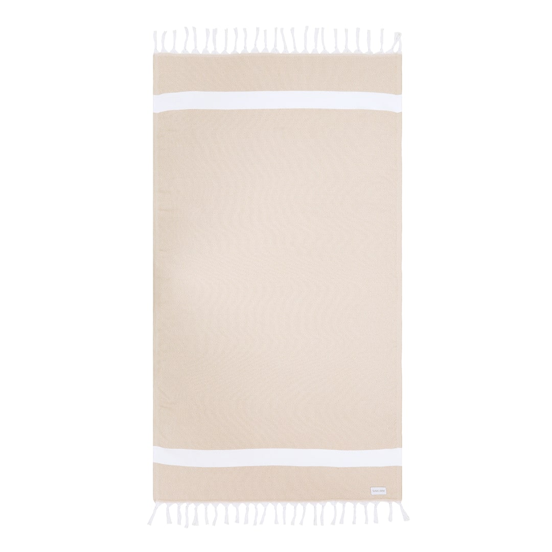 Serviette de plage 94x174 l'originale beige