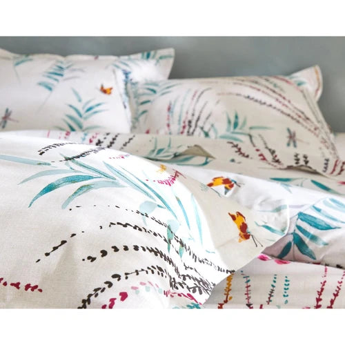 Taie d'oreiller temps libre 50x70cm motif floral